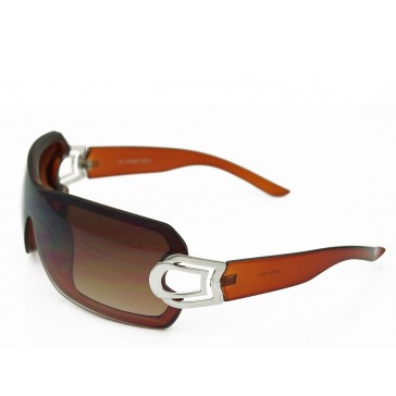Trendige Sonnenbrille Unisex Design-Braun 