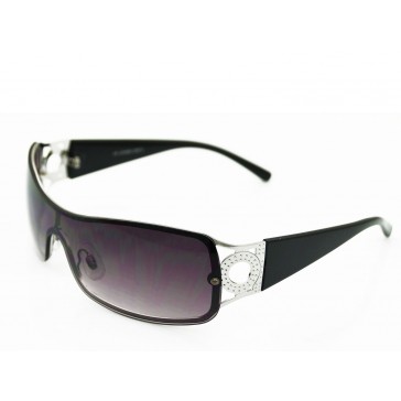 Sonnenbrille im Trendigen Design-Schwarz 