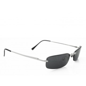 Trendige Sonnenbrille - Modern Look Design-Silber