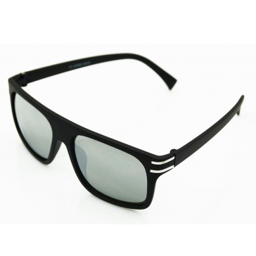 Trendige Sonnebrille Reto / Nerd Design-Schwarz 