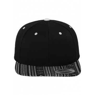 Original Classic Flexfit Snapback Cap - Aztec Design - Black / White