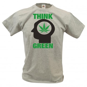 T-Shirt mit Think Green Design