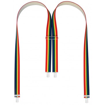 Hochwertige Hosenträger in Multicolor 4 Clip