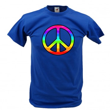 Peace T-Shirt Xeira Königsblau