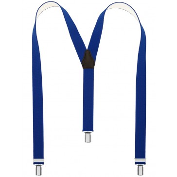 Hochwertige Hosenträger in Trendigen Uni Farbe Blau