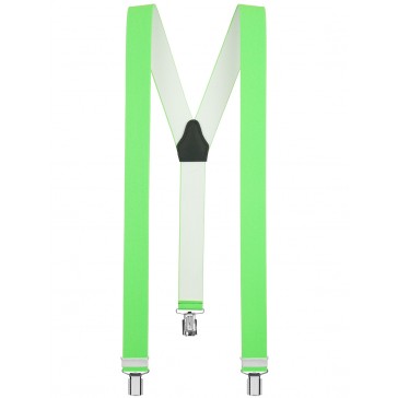 Hochwertige  Hosenträger in Neon Grün