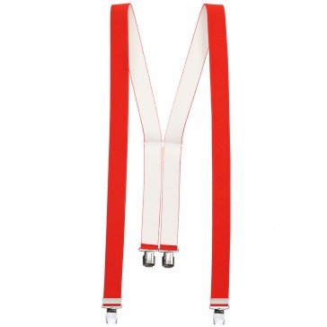 Hochwertige Hosenträger in Trendigen Uni & Neon Farben mit 4 Clips