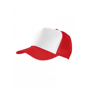 MasterDis High Profile Trucker Cap - Red / White