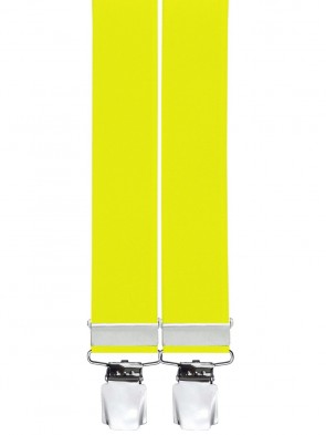 Hosenträger in Uni & Neon Farben mit 4 Extra Starken XL Clips