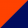 Neon Orange / Dunkel Blau